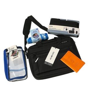 Flight ✈️ Ready Travel Bundle Samsonite, Mine, Case-it, Abus, & Kikkerland